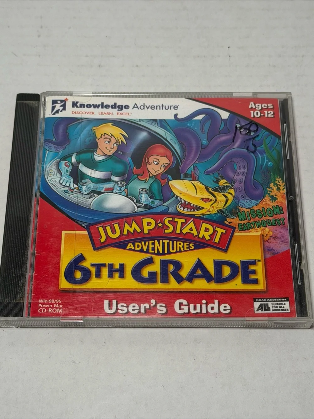Knowledge Adventure Jump Start Adventures Learning System 6th Grade Ages 10-12